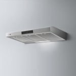 80cm stainless steel kitchen hood with powerful suction, LED lights, and push-button controls, designed for a clean, fresh, and smoke-free kitchen environment.